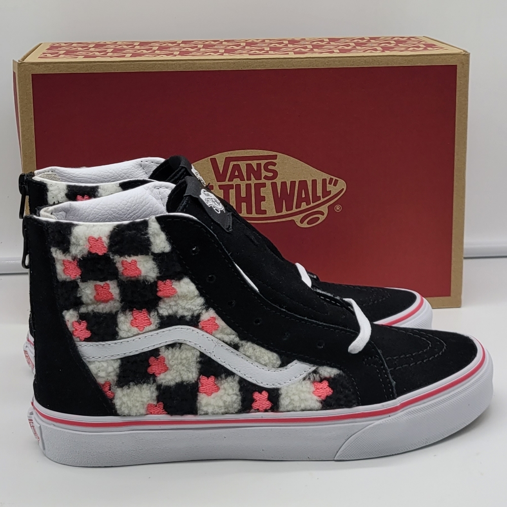 NEW Vans Sk8-Hi Black/Pink